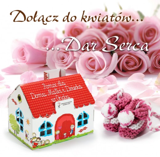 Dołącz do kwiatów dar serca